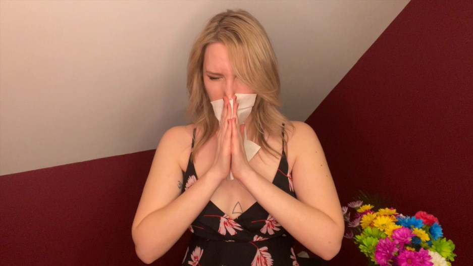 SneezeGoddess - Nose Blowing After Chhinkni Session